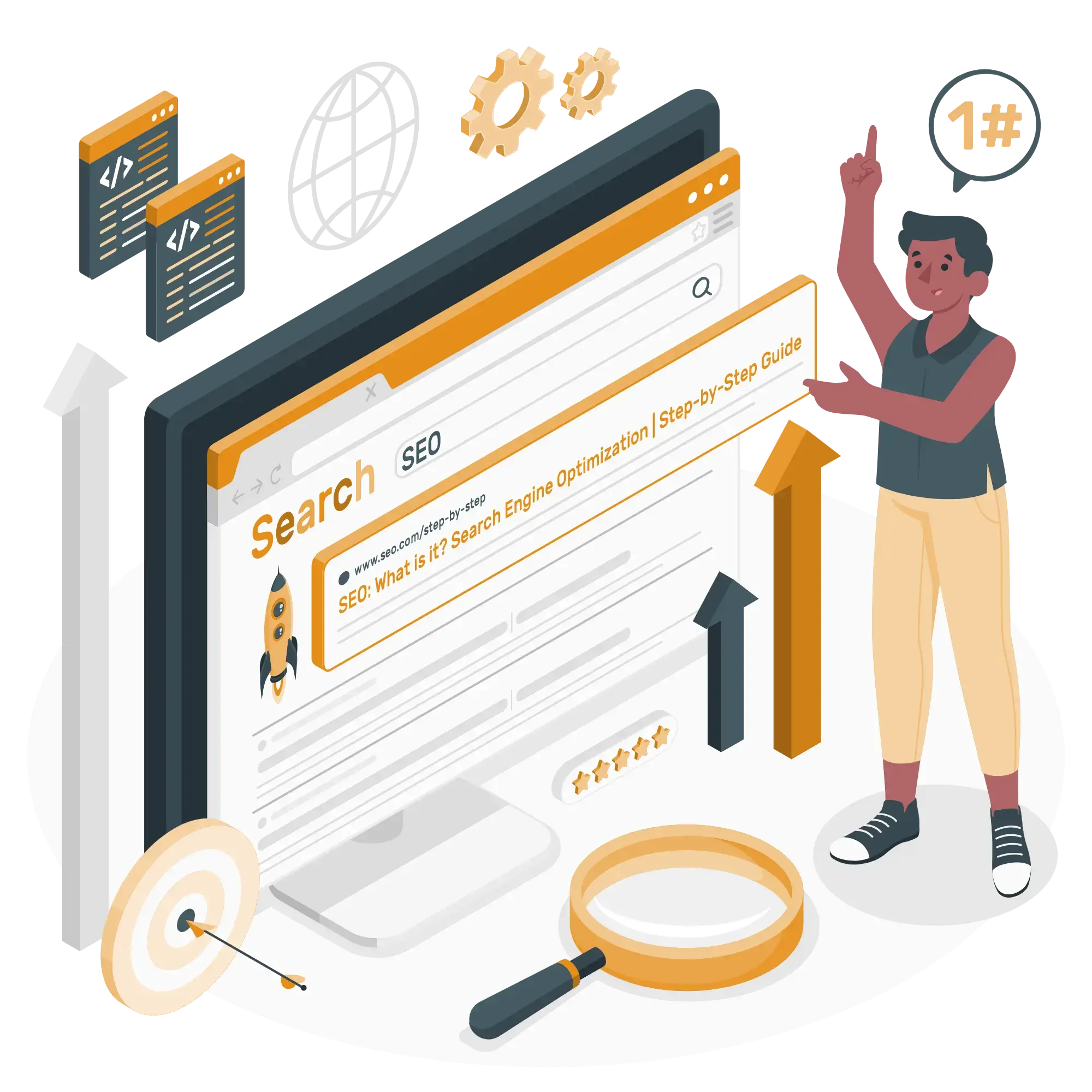 SEO Benefits Illustration